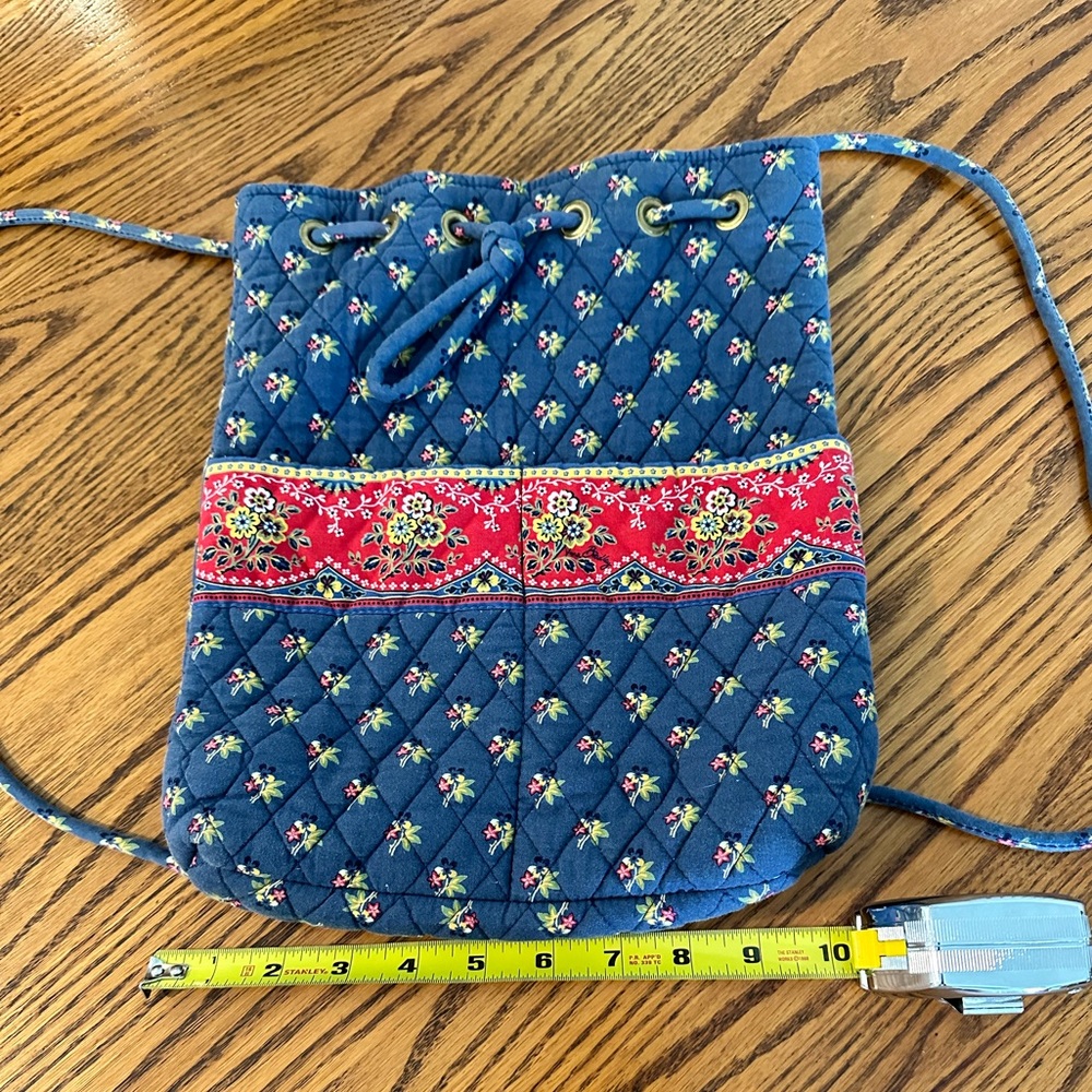 Vintage Vera Bradley draw string backpack. Emily design.